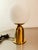 Metal Brass Table Lamp with Satin Sphere For Sale - Image 7 of 13