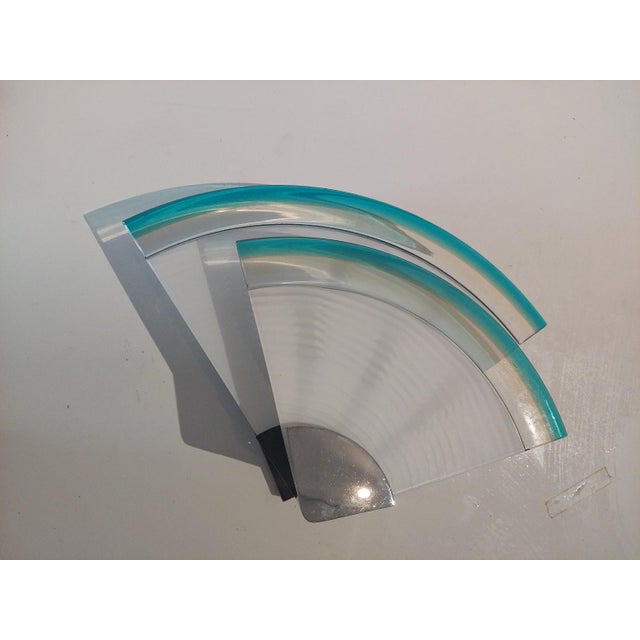 Vintage Wall Lamp in Murano Glass from Leucos, 1970s For Sale - Image 4 of 9