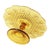 Art Deco Amber Cake Stand in Depression Glass For Sale - Image 14 of 16