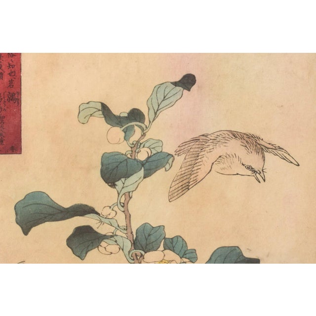 Woodblock with Birds For Sale - Image 4 of 10