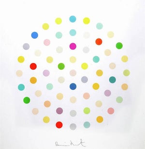 Damien Hirst Dots Art Print