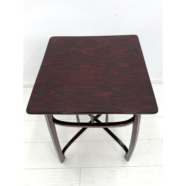 Antique Art Nouveau Side Table by Gustav Siegel for Jacob & Josef Kohn, 1890s For Sale - Image 10 of 18