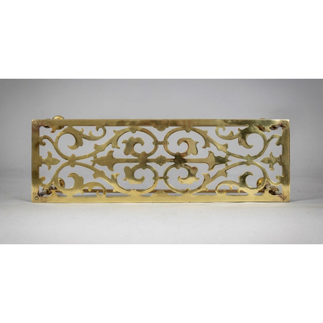 Metal Vintage Brass Trivet For Sale - Image 7 of 8