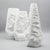 Fossil Relief Bisque Porcelain Vases by Manfred Frey for AK Kaiser, Germany, 1970s, Set of 3 For Sale - Image 4 of 11