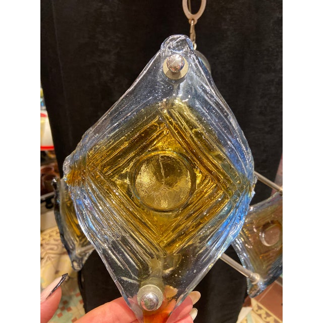Murano Glass Ceiling Light, 1960s For Sale - Image 4 of 6