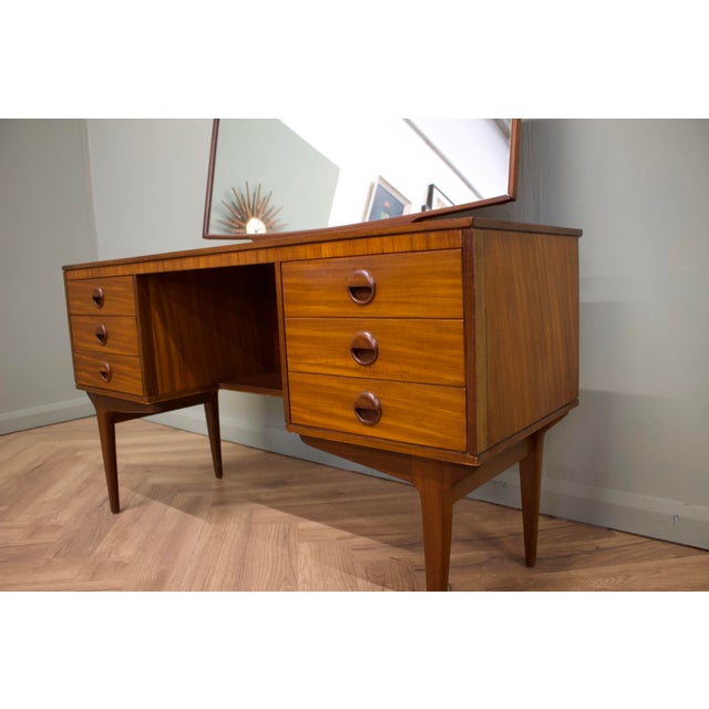 1960s Vintage Teak Dressing Table from Butilux, 1960s For Sale - Image 5 of 8
