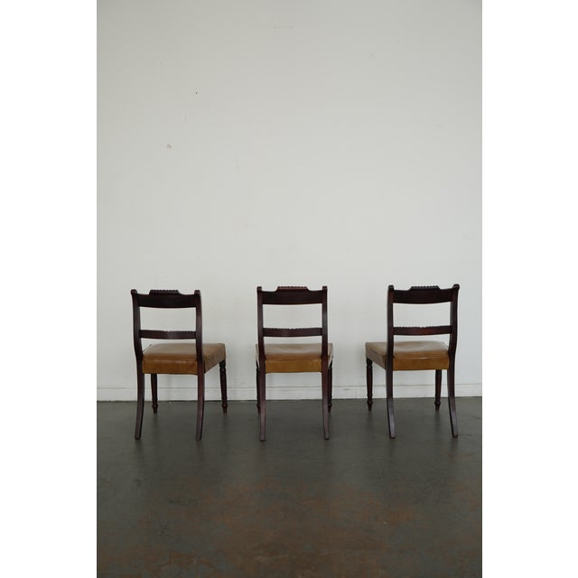 Vintage Regency-Style Dining Chairs (Set of 6) For Sale - Image 10 of 17