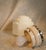 White 1930s Art Deco Milk Glass Skyscraper "Wedding Cake" Flush Mount Ceiling Light For Sale - Image 8 of 10