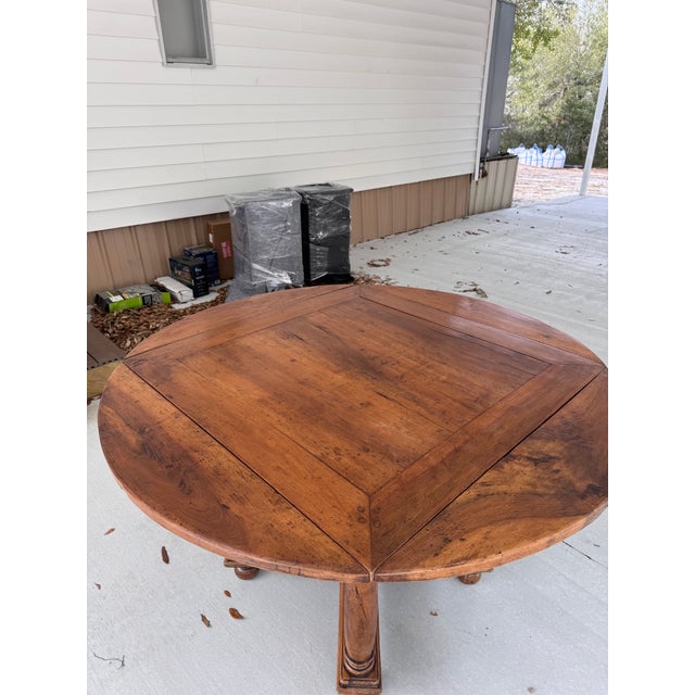 Round to Square French Game Table For Sale - Image 4 of 12