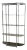 Mid-Century Modern Bow Shape Chrome Etagere 5 Smoked Glass Shelves Style of James David or Dia For Sale