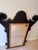 Mid-Century Modern Queen Anne Custom Wood Statement Mirror – Two-Tone For Sale - Image 3 of 7