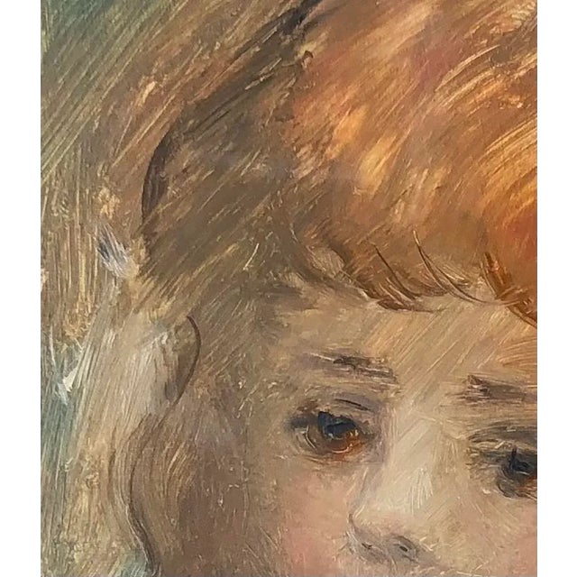 Lucien Moretti, Jeune fille, Oil on Canvas, Framed For Sale - Image 5 of 10