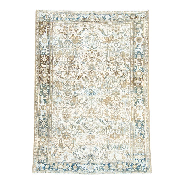 Turkish Vintage Rug 7'4" x 10'5" #16899 For Sale