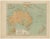 Antique Map of Australia and Oceania Physical Relief Map by Hachette, 1883 For Sale - Image 10 of 10