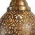Indian Vintage Moroccan Brass Lace Work Globe Pendant Light For Sale - Image 3 of 3