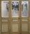 Art Nouveau Wooden and Engraved Glass Partition Doors, 20th Century, Set of 3 For Sale - Image 5 of 5