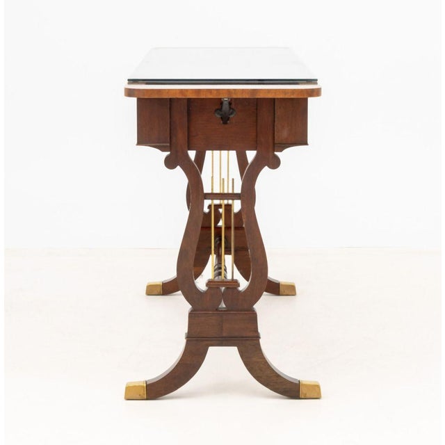 Baker Furniture Mahogany Sofa Table For Sale - Image 11 of 12