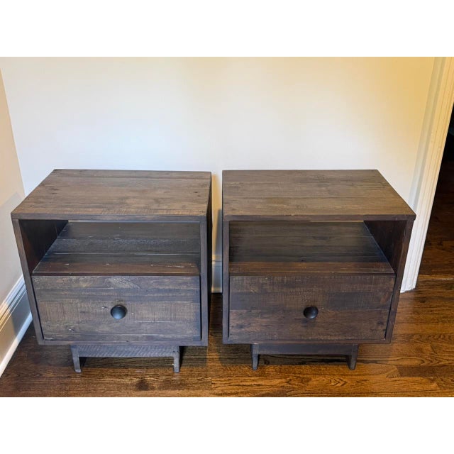 West Elm Emmerson Bedroom Set, Reclaimed Wood, (Full Size Bed) For Sale - Image 14 of 16