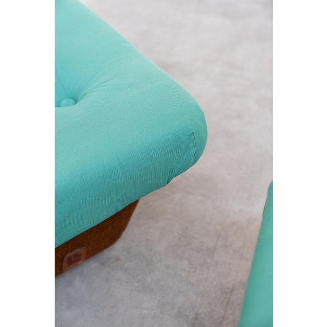 Set of Fabric & Fiberglass Lounge Chairs from Lev & Lev, 1970s. For Sale - Image 10 of 18