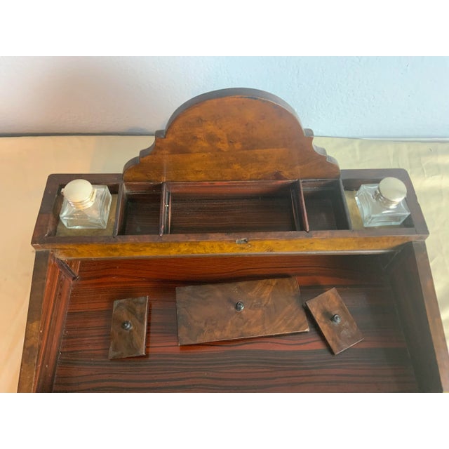Late 19th Century Victorian Marquetry Writing Slope For Sale In Tampa - Image 6 of 10