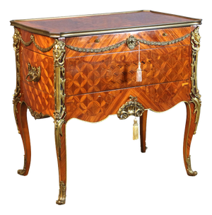 Chest of Drawers with Dressing Table after Leleu, 1990s