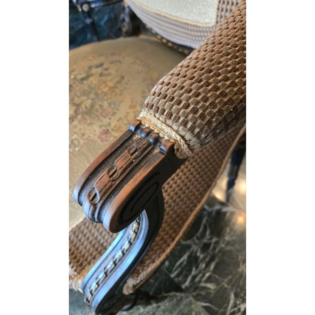 Antique Louis XVI Armchairs, 1890s, Set of 2 For Sale - Image 3 of 11