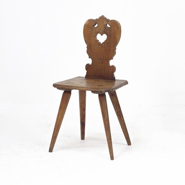 Brown Rustic Farmhouse Primitive Wabi-Sabi Mountain Chair For Sale - Image 8 of 9