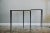 Black Contemporary Design Frères "Esquisse" Wrought Iron and Parchment Consoles - a Pair For Sale - Image 8 of 8
