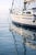 Sailboat Reflection Detail, Minimalist Coastal Art Print, 24″ × 36″ For Sale