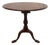 Vintage Traditional Chippendale Style Mahogany Tilt Too Accent Table For Sale