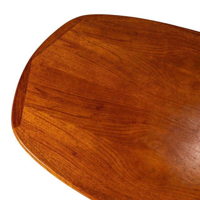 Vintage Solid Teak Danish Modern Coffee Table Nordic Furniture of Ontario MCM For Sale - Image 9 of 14