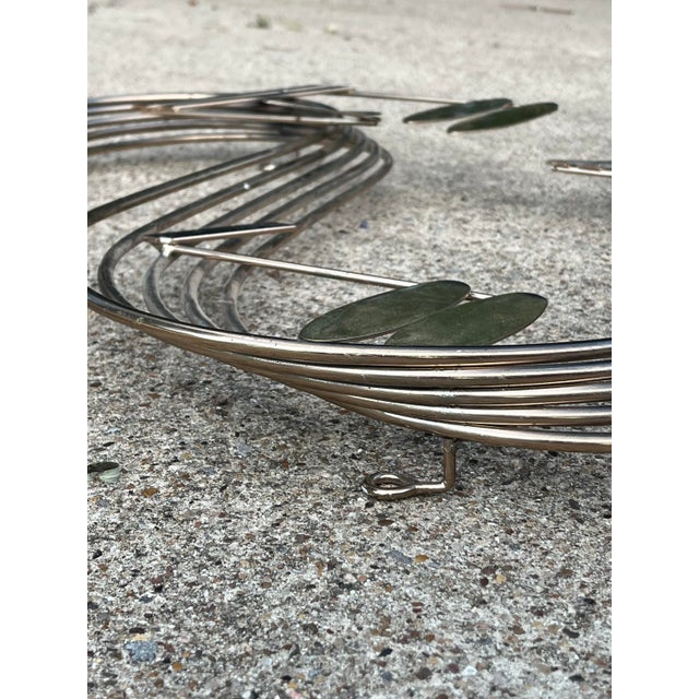 Brass 1990 Curtis Jeré Gold Tone Brass Massive Rhapsody Music Notes Wall Sculpture For Sale - Image 8 of 12