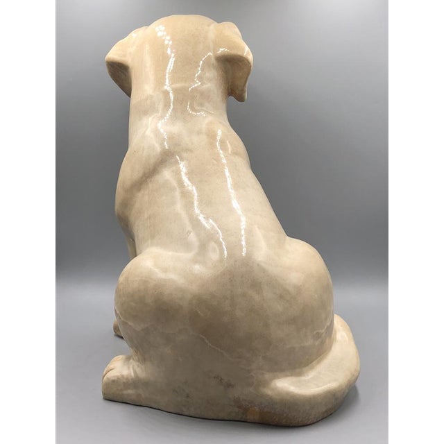 Ceramic Golden Labrador Puppy Figurine, 1980s For Sale - Image 6 of 14