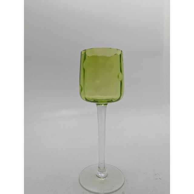Meteor Wine Glasses by Koloman Moser for the Wiener Werkstätte, 1900, Set of 2 For Sale - Image 3 of 9