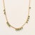 Modern 18k Yellow Gold 1.70 Carats Green Emerald Dangle Necklace For Sale - Image 3 of 5