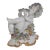 Porcelain English Derby Style Cherub With Grapes Figurine 9777 Signed Rp 4963b For Sale