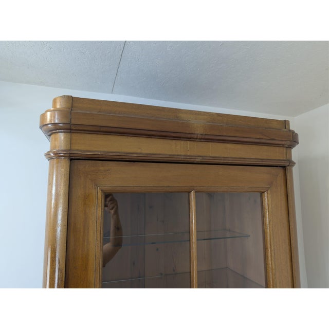 Antique Display Cabinet in Walnut For Sale - Image 9 of 18