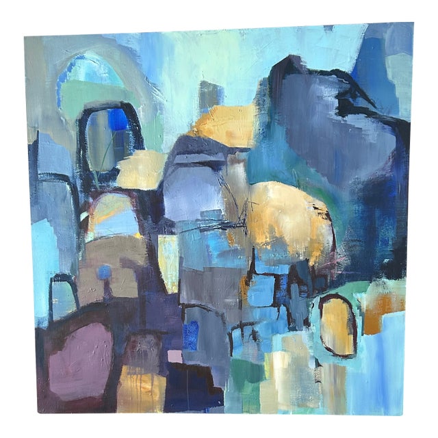 Large Abstract Original Painting by Robert Hansen For Sale