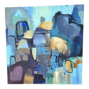 Large Abstract Original Painting by Robert Hansen