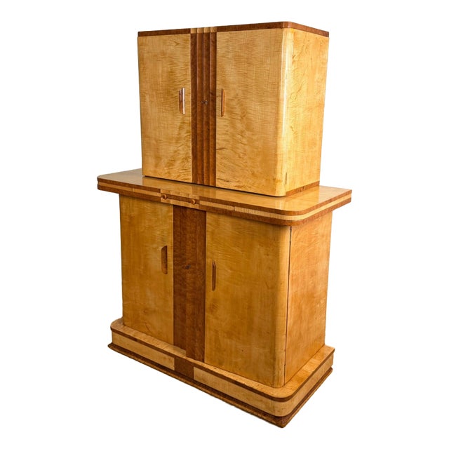 Art Deco Cocktail Cabinet from Harry & Lou Epstein, 1930s For Sale