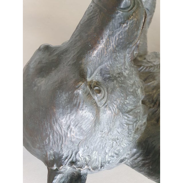 Bear Coffee Table in Bronze For Sale - Image 9 of 18