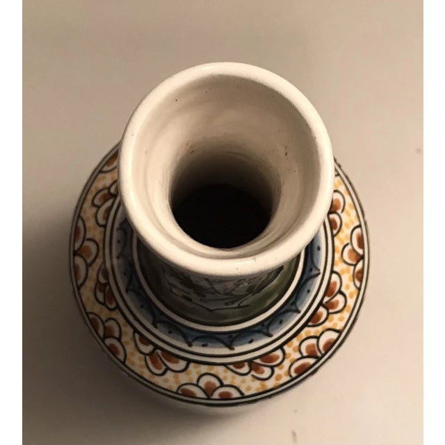 Add a touch of European artistry to your home with this beautiful hand-painted Nazari ceramic vase. Crafted in Portugal,...