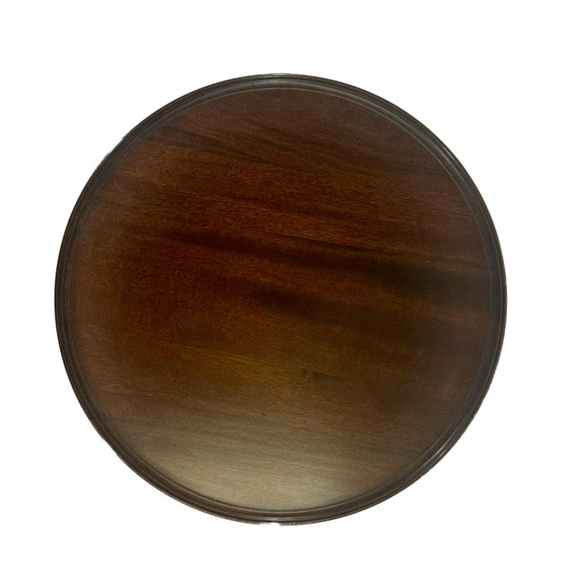 Victorian oval carved legs side table