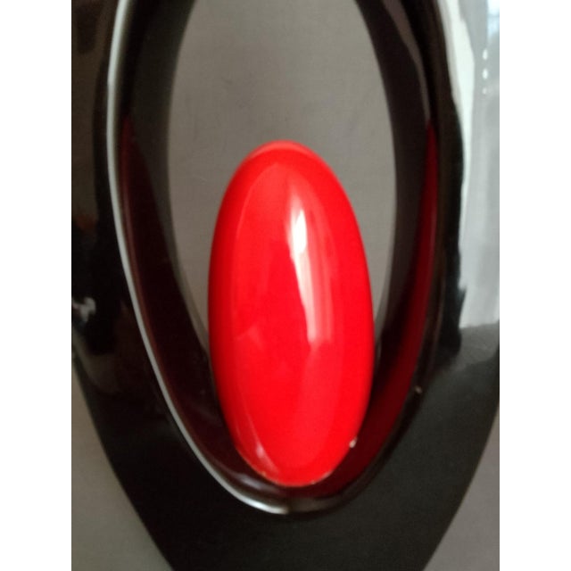 1980s Postmodern Ceramic Vase, 1980s For Sale - Image 5 of 7