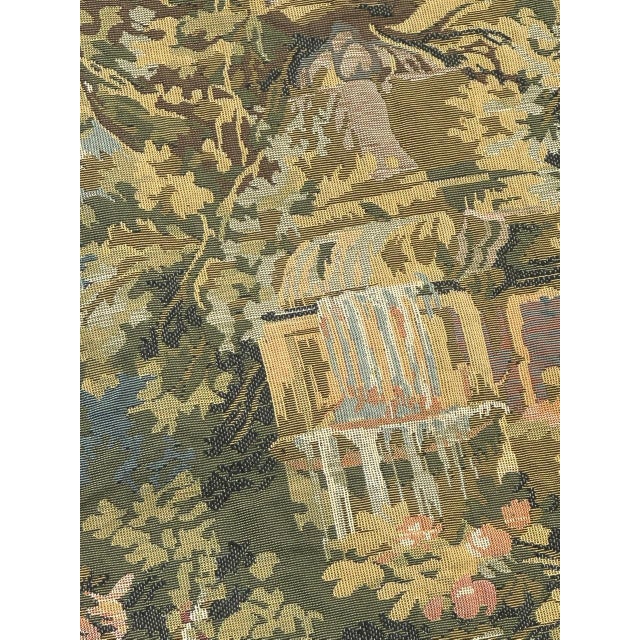 French Aubusson Jacquard Tapestry, 1960s For Sale - Image 11 of 18