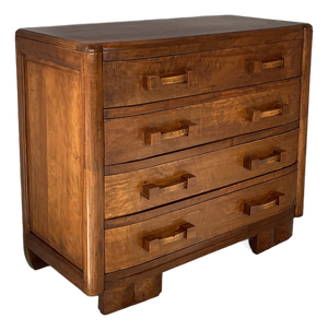Italian Art Deco Chest of Drawers in Wood, 1930s