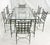 1970s 1970s Mario Papperzini for Salterini Iron Patio Dining Set, 6 Chairs & Matching Table, Attributed For Sale - Image 5 of 18