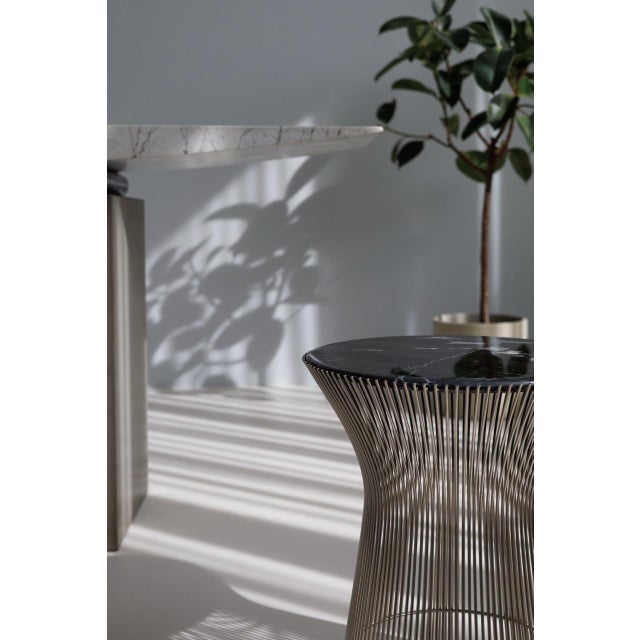Platner Side Table by Warren Platner for Knoll, 2010s, in Flawless conditions. Designed 1960 to 1969 This piece has an...