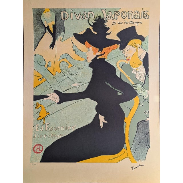 1920s Henri De Toulouse-Lautrec, Japanese Divan, Limited Edition, 1920s, Lithograph For Sale - Image 5 of 5