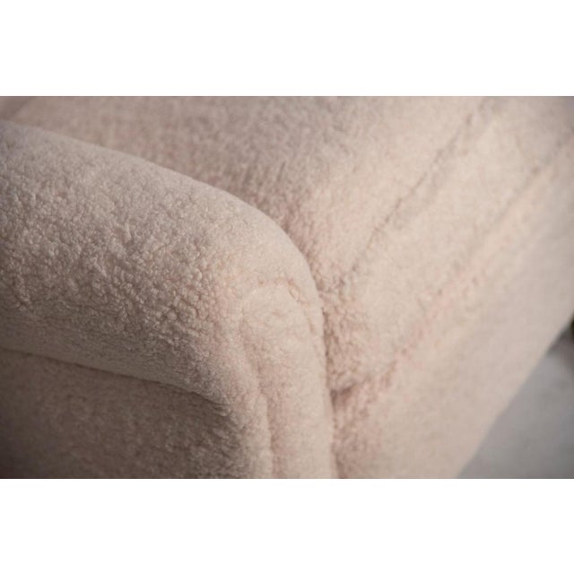 Armchairs in Ivory Fabric with Brass Feet, 1940s, Set of 2 For Sale - Image 13 of 18